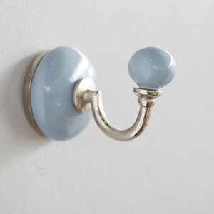 Anthropologie Ceramic Wall Hook Set of 5 NIP